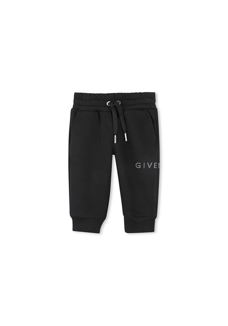 Joggers Neri Con Logo GIVENCHY KIDS | H3063209B